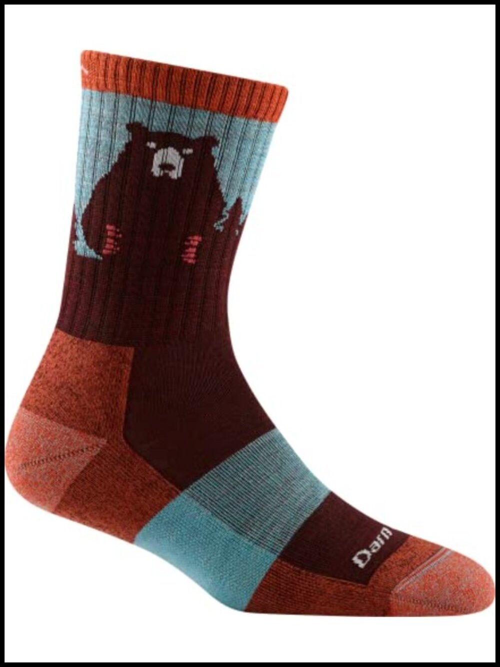 Merino Wool Hiking Crew Socks Lightweight Cushion Seamless Micro Crew